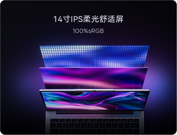 14寸IPS柔光舒適屏